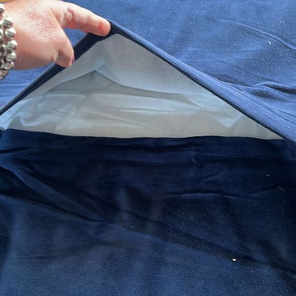 Pottery Barn Blue Euro Pillow Sham - Picture 8 of 8